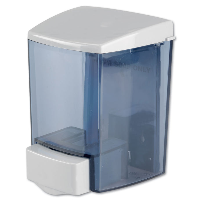 Encore Bulk Foam Soap Dispenser, 30 oz, 4.5" x 4" x 6.25", Gray/Clear