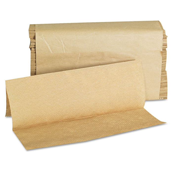 Folded Paper Towels, Multifold, 9 x 9 9/20, Natural, 250 Towels/PK, 16 Packs/CT