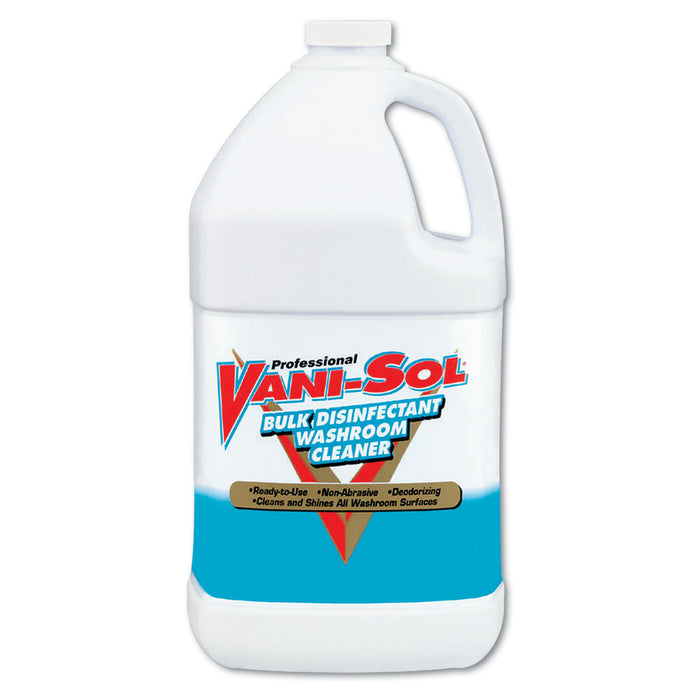 Bulk Disinfectant Washroom Cleaner, 1 gal Bottle, 4/Carton