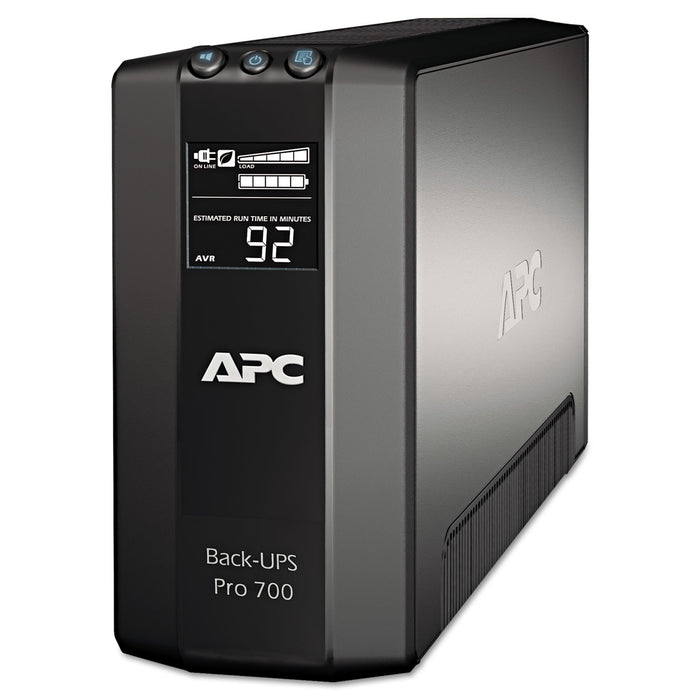 BR700G Back-UPS Pro 700 Battery Backup System, 6 Outlets, 700 VA, 355 J
