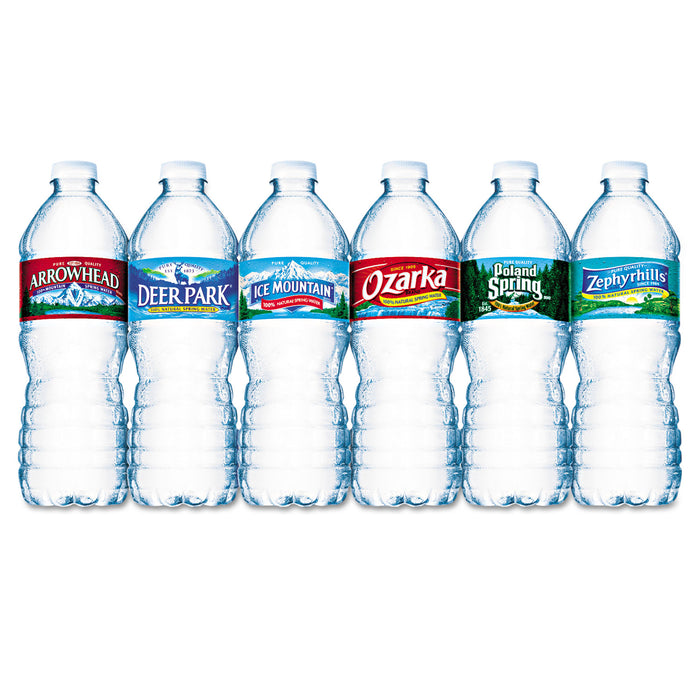 Bottled Natural Spring Water, .5L, Bottles, 24/Carton