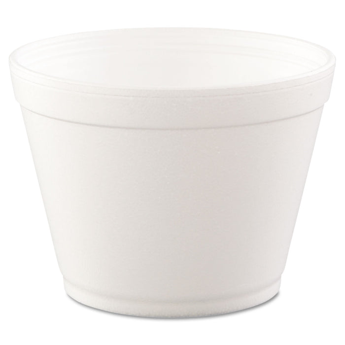 Foam Containers,16oz, White, 25/Bag, 20 Bags/Carton