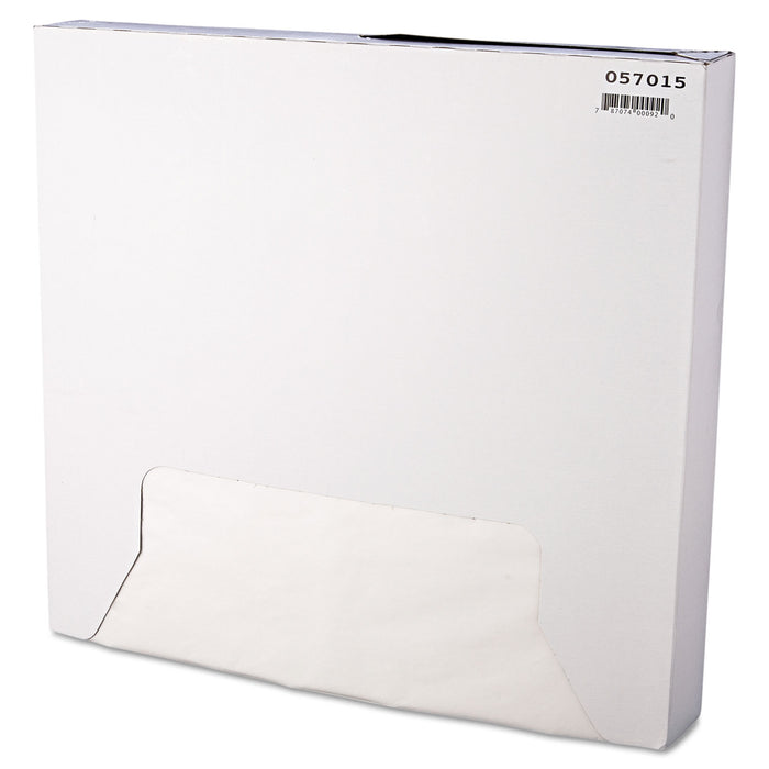 Grease-Resistant Paper Wraps and Liners, 15 x 16, White, 1000/Box, 3 Boxes/Carton