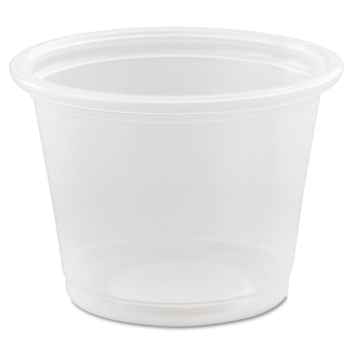 Conex Complements Portion/Medicine Cups, 1oz, Clear, 125/Bag, 20 Bags/Carton
