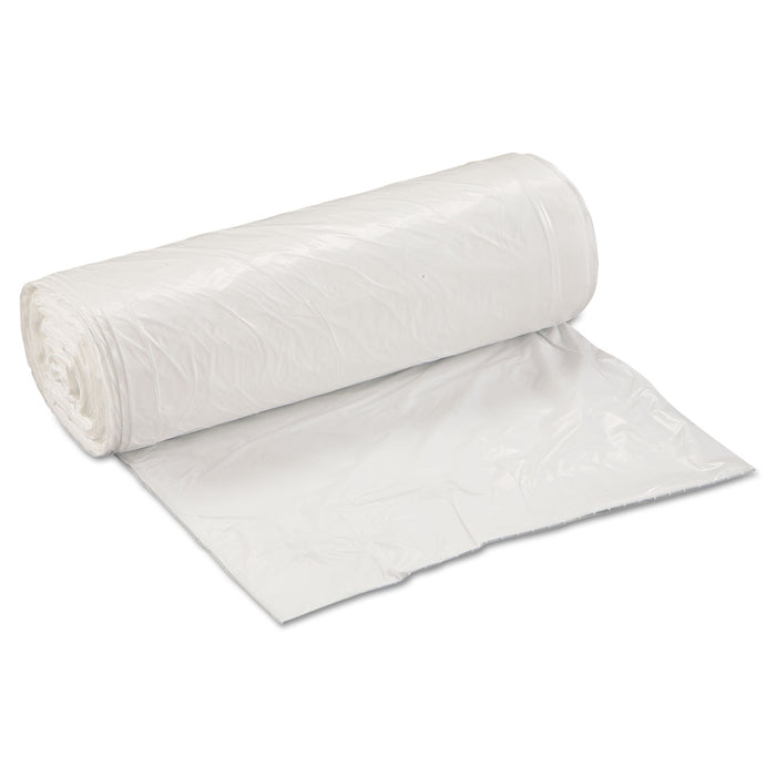 Low-Density Commercial Can Liners, 30 gal, 0.8 mil, 30" x 36", White, 200/Carton