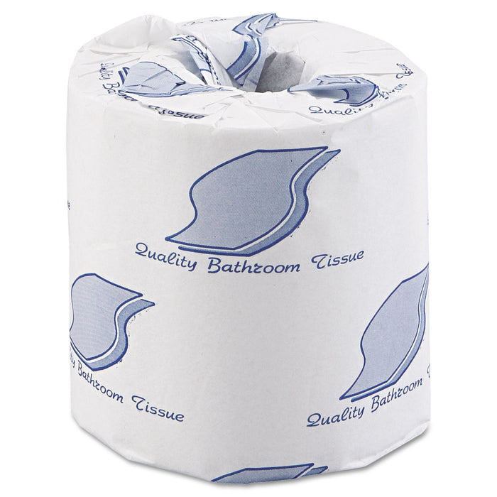Bath Tissue, Wrapped, Septic Safe, 2-Ply, White, 500 Sheets/Roll, 96 Rolls/Carton