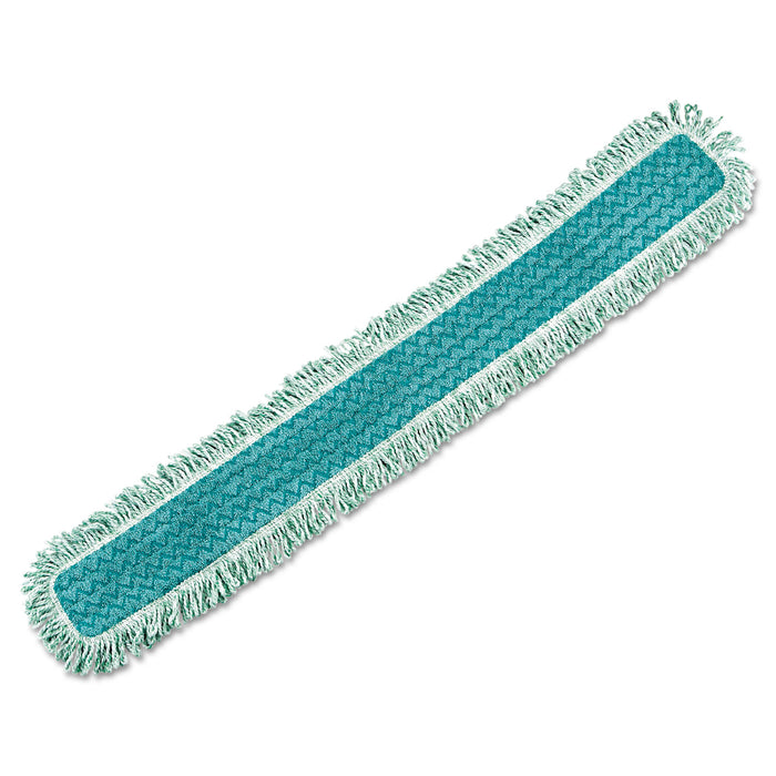 HYGEN Dust Mop Heads With Fringe, Green, 48", Microfiber