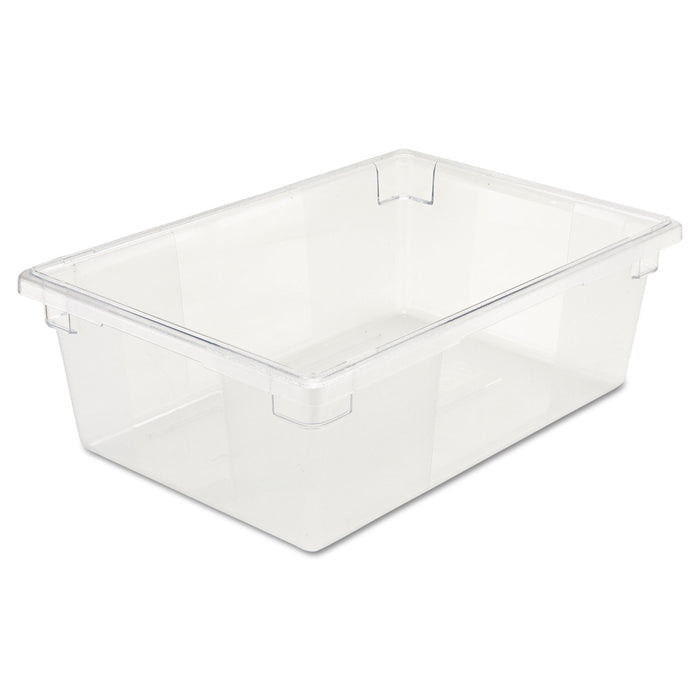 Food/Tote Boxes, 12 1/2gal, 26w x 18d x 9h, Clear