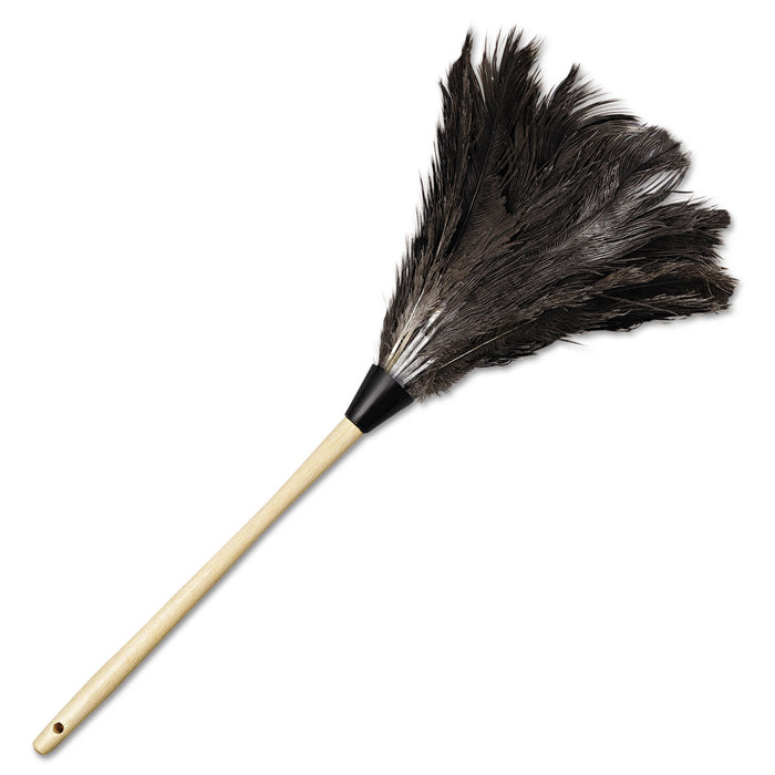 Professional Ostrich Feather Duster, 13" Handle