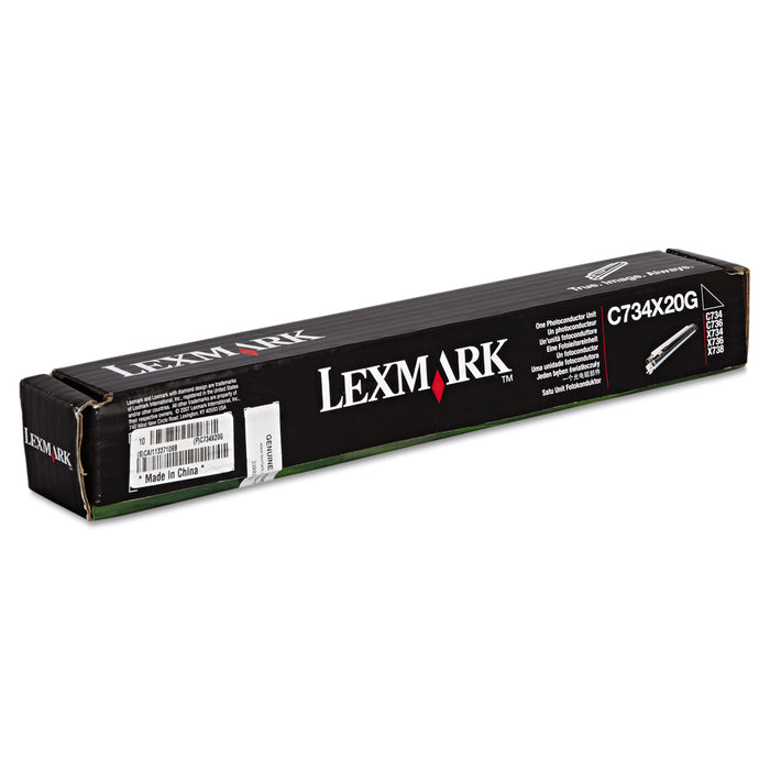C734X20G Photoconductor Kit, 20000 Page-Yield, Black