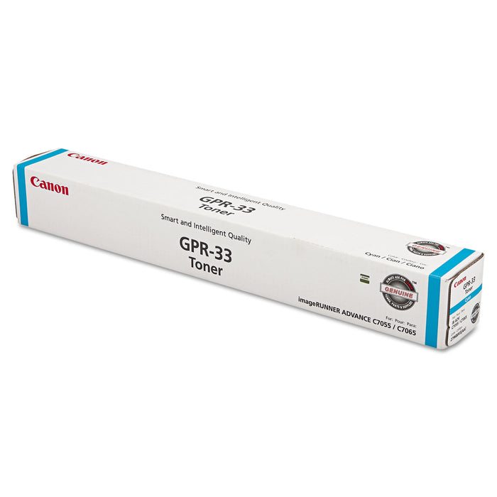 2796B003AA (GPR-33) Toner, 52000 Page-Yield, Cyan