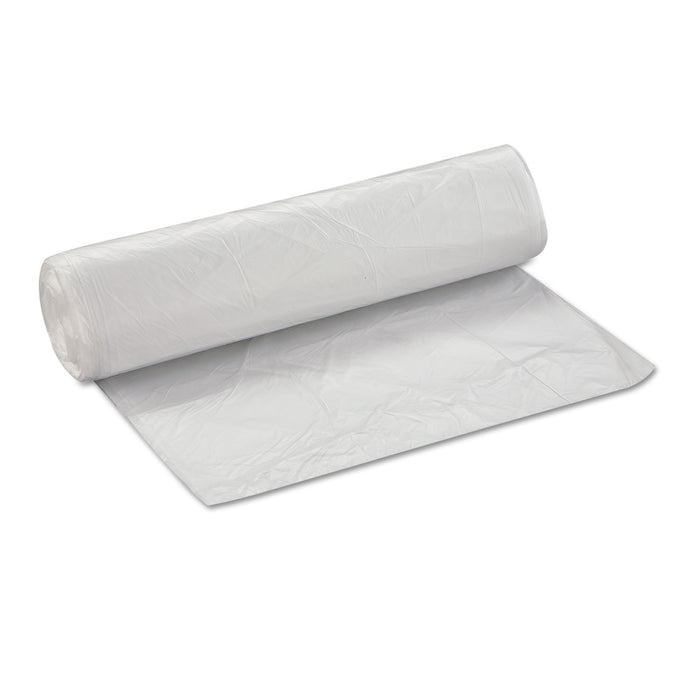High-Density Commercial Can Liners Value Pack, 45 gal, 14 microns, 40" x 46", Natural, 250/Carton