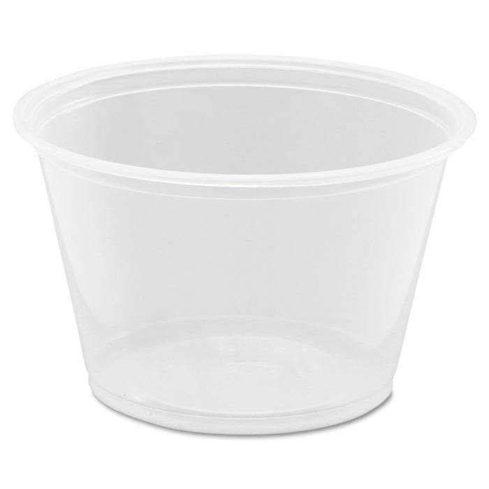 Conex Complements Portion/Medicine Cups, 4oz, Clear, 125/Bag, 20 Bags/Carton