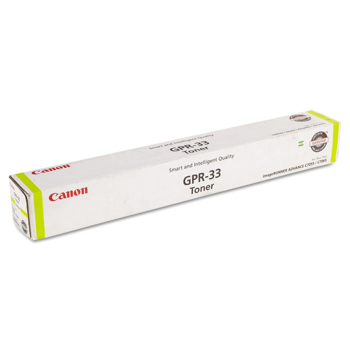 2804B003AA (GPR-33) Toner, 52000 Page-Yield, Yellow