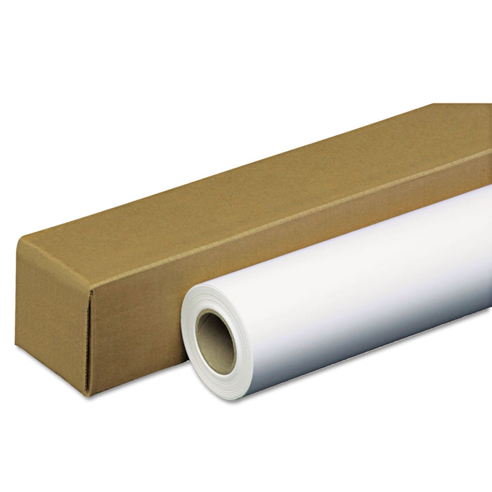 Amerigo Wide-Format Paper, 2" Core, 35 lb, 42" x 100 ft, Coated White