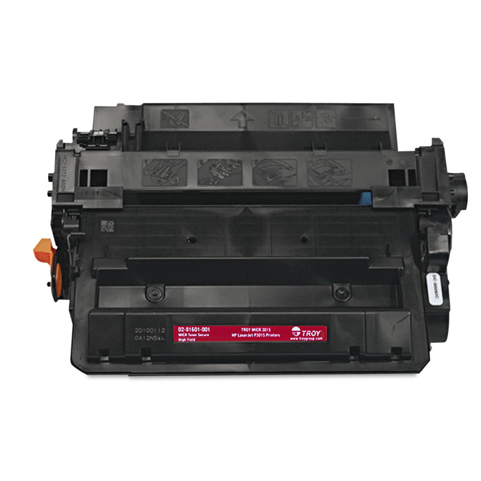 0281601001 55X High-Yield MICR Toner Secure, Alternative for HP CE255X, Black
