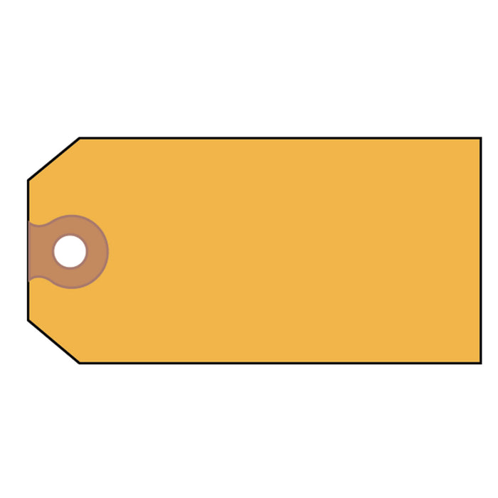 Unstrung Shipping Tags, Paper, 4 3/4 x 2 3/8, Yellow, 1,000/Box