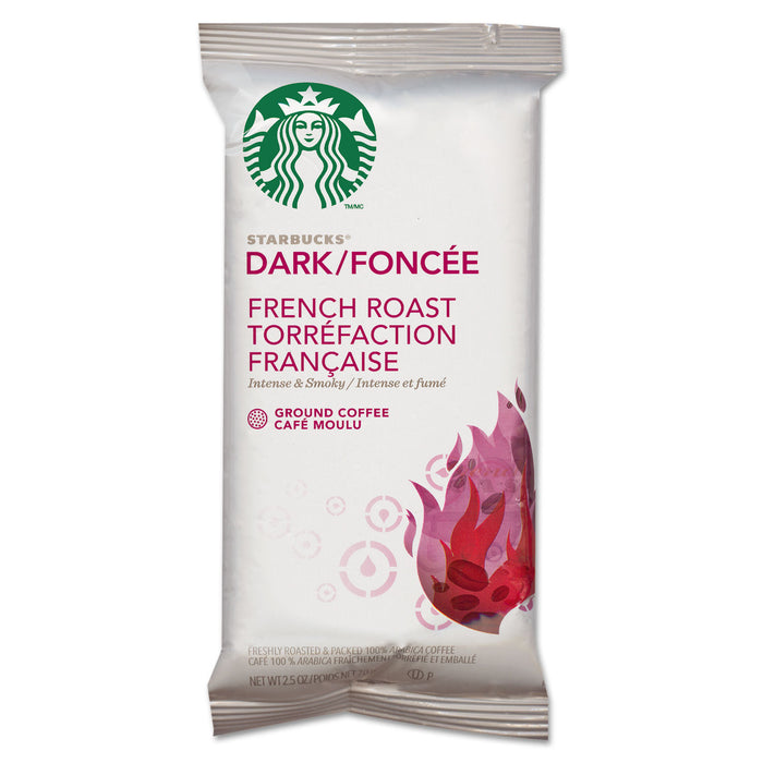 Coffee, French Roast, 2.5oz Bag, 18 Bags/Box