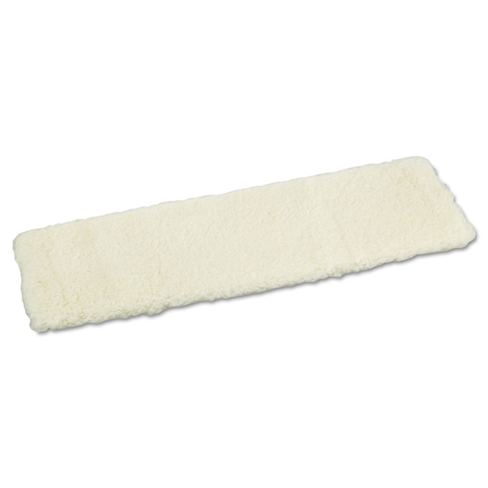 Mop Head, Applicator Refill Pad, Lambswool, 18-Inch, White