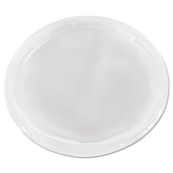 Plug-Style Deli Container Lids, Clear, 50/Pack, 10 Pack/Carton