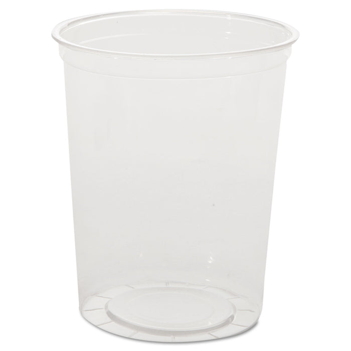 Deli Containers, Clear, 32oz, 25/Pack, 20 Packs/Carton