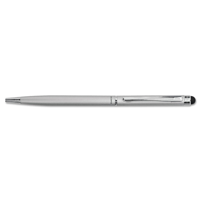 StylusPen Twist Ballpoint Pen/Stylus, Silver