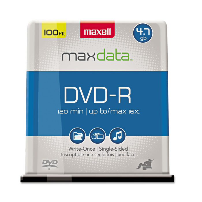 DVD-R Discs, 4.7GB, 16x, Spindle, Gold, 100/Pack
