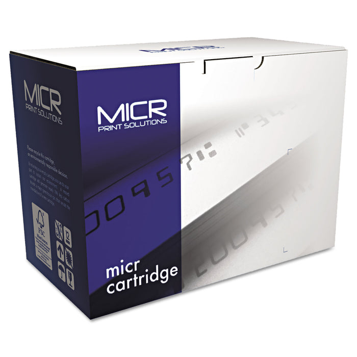 Compatible CE390A(M) (90AM) MICR Toner, 10000 Page-Yield, Black