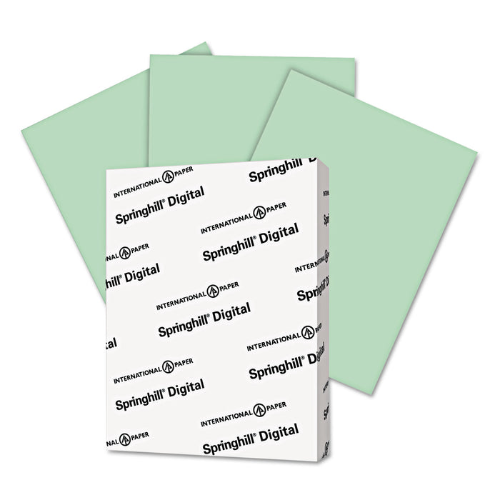 Digital Index Color Card Stock, 90lb, 8.5 x 11, Green, 250/Pack