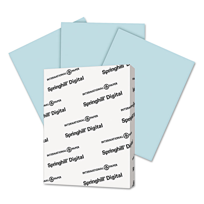 Digital Index Color Card Stock, 90lb, 8.5 x 11, Blue, 250/Pack