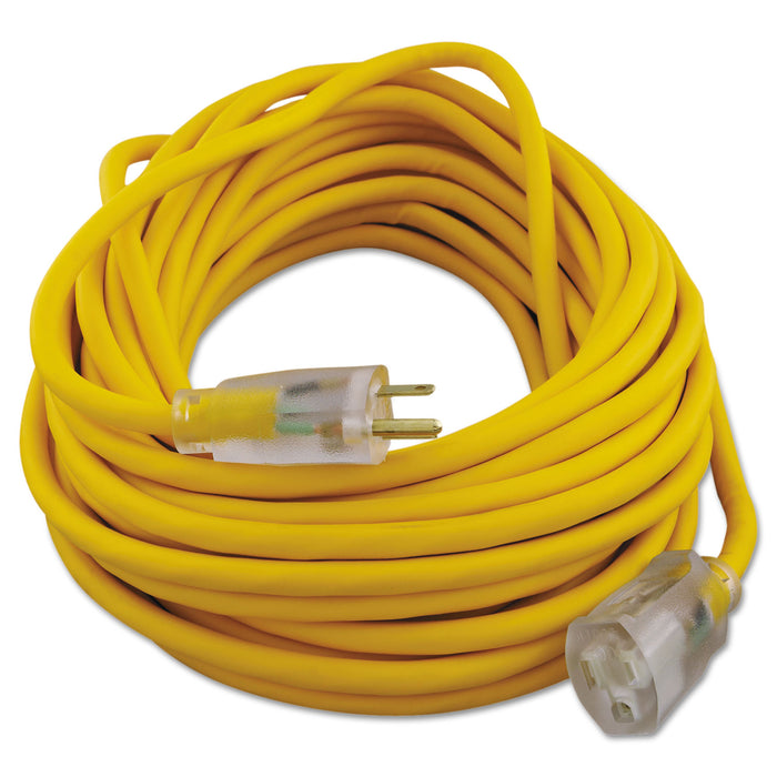 Polar/Solar Outdoor Extension Cord, 50ft, Yellow