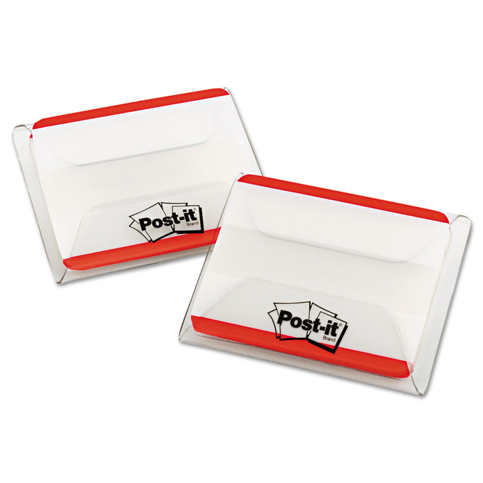 2" and 3" Tabs, Lined, 1/5-Cut Tabs, Red, 2" Wide, 50/Pack