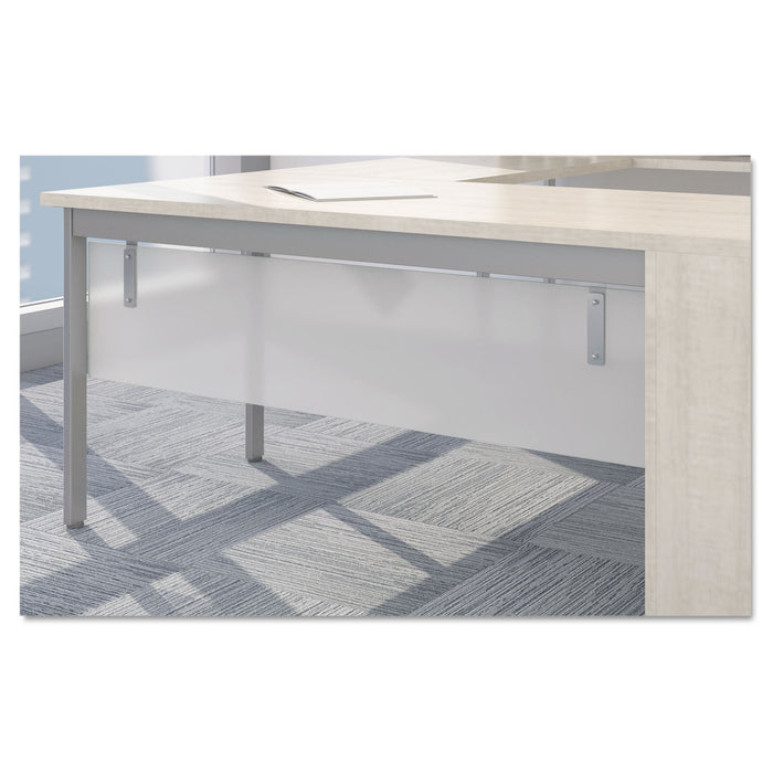 e5 Series Below-Surface Modesty Panel, 54w x 0.19d x 12h, Green Crystal Ice