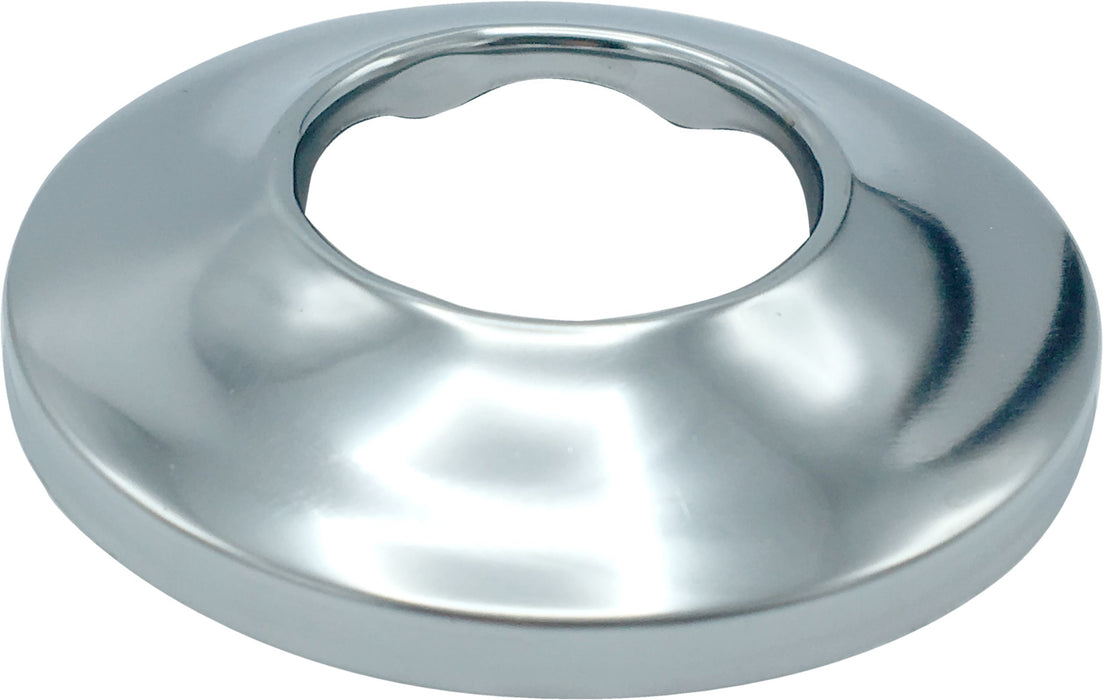 1" IPS Chrome Plated Flat Escutcheon