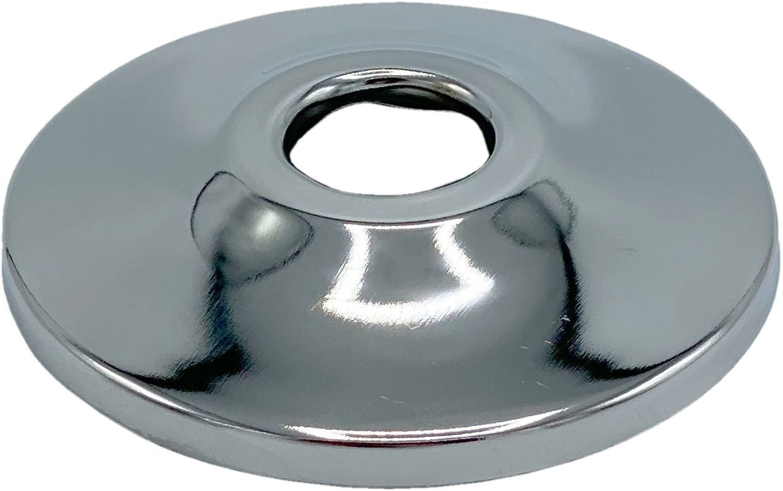 5/8 OD Chrome Plated Flat Escutcheon (1/2 CTS)