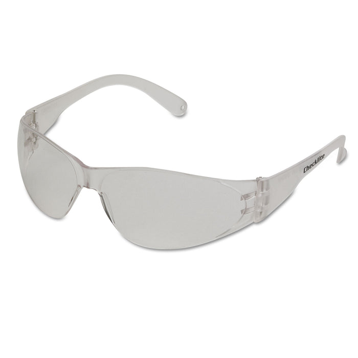 Checklite Scratch-Resistant Safety Glasses, Clear Lens