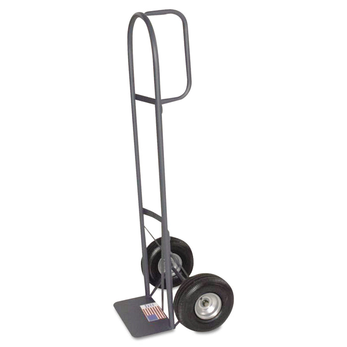 D-Handle Hand Truck, 10" Pneumatic Tires