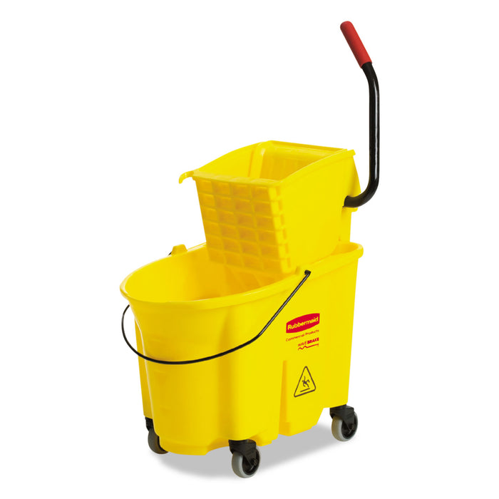 Mopping Bucket and Wringer Combo Pack, Yellow