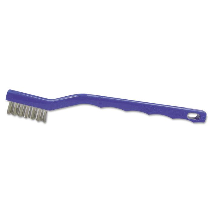 BH-37-SS Small Hand Scratch Brush, .006, 3 x 7, Plastic Handle