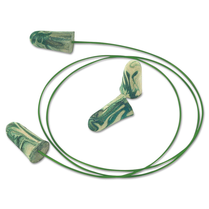CAMO PLUGS Foam Earplugs, Special Ops, Corded, NRR 33