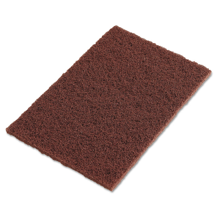 Scotch-Brite Hand Pads, Brown, 9" x 6"