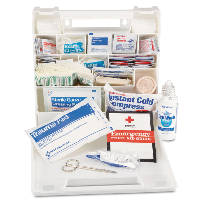 First Aid Kit for 50 People, 194-Pieces, Plastic Case