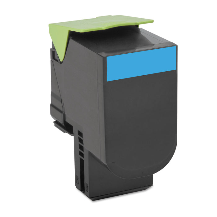 70C1HC0 Return Program High-Yield Toner, 3000 Page-Yield, Cyan