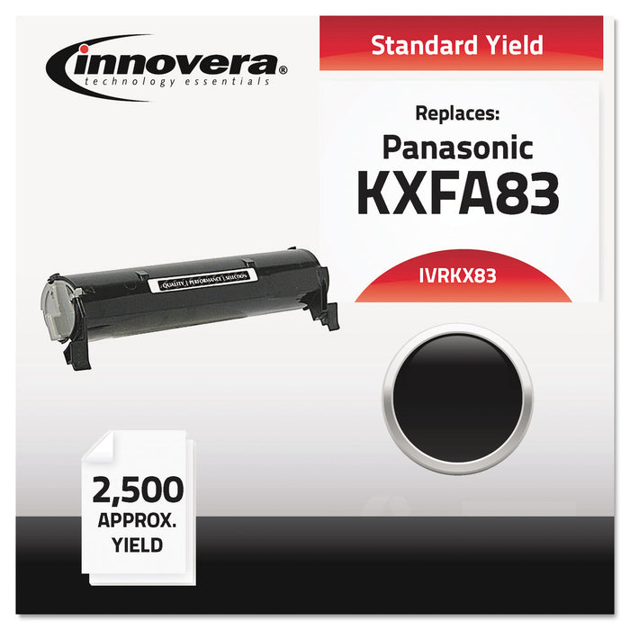 Remanufactured Black Toner Cartridge, Replacement for Panasonic KX-FA83, 2,500 Page-Yield