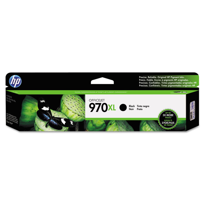HP 970XL, (CN625AM) High Yield Black Original Ink Cartridge