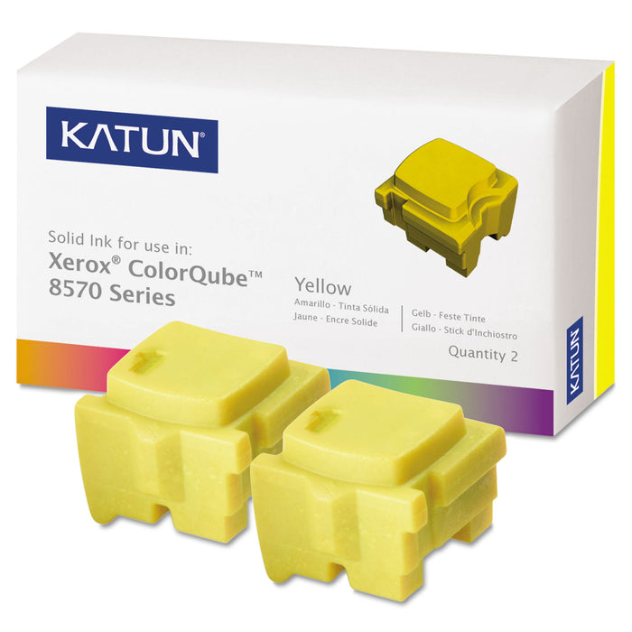 Compatible 108R00928 Solid Ink Stick, 4400 Page-Yield, Yellow