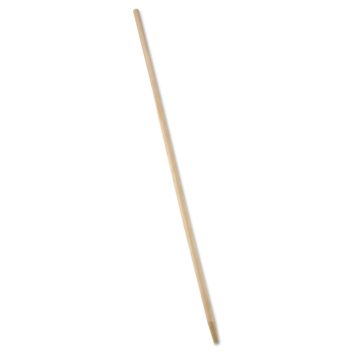 Tapered-Tip Wood Broom/Sweep Handle, 60", Natural