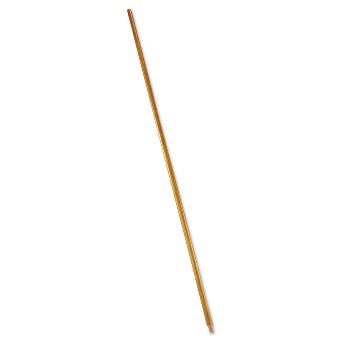 Wood Threaded-Tip Broom/Sweep Handle, 60", Natural