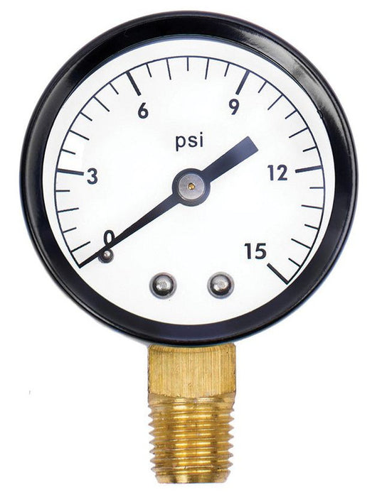 2" 30 PSI Pressure Gauge