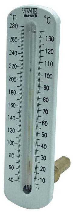 Hot Water Thermometer Angle Brassl Well